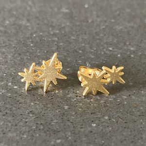 Make It Minnie Disney Second Star Gold Earrings